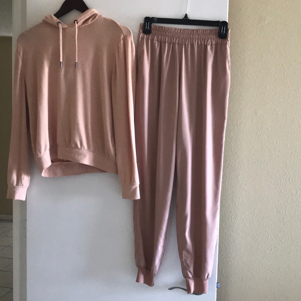 Alice and Olivia hooded sweatshirt and pants set